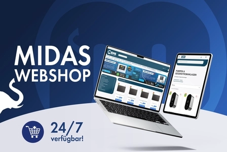 The New MIDAS Webshop is LIVE!